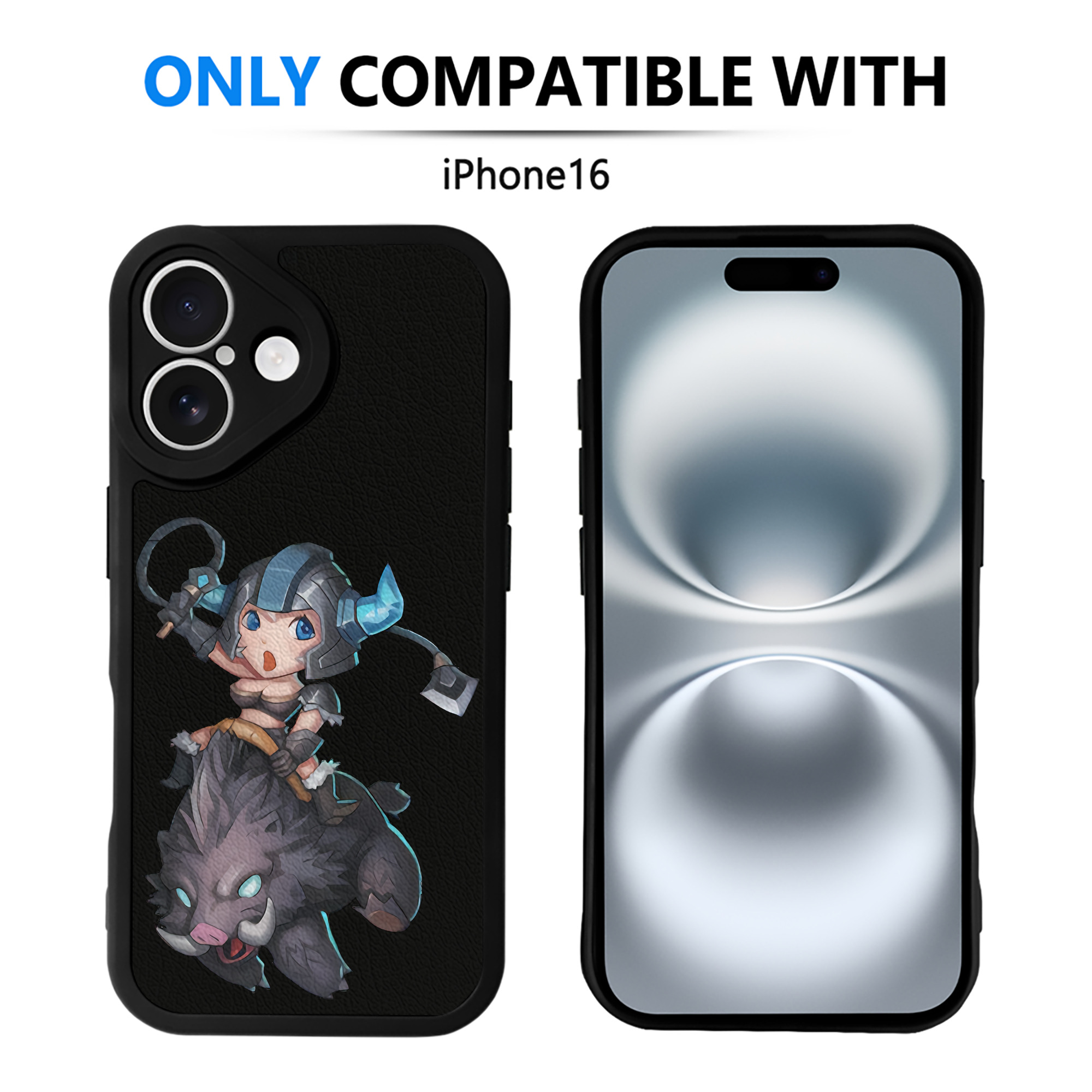 リーグ・オブ・レジェンド League of Legends LOL 【iPhone 16シリーズ対応】シリコンスマホケース（レザー調） 材質：シリコン